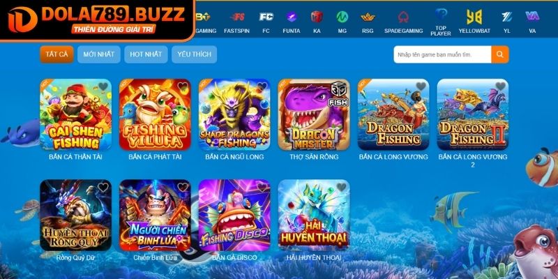 Bắn Cá JDB Dola789 - Cơ Hội Thắng Thưởng Lớn Không Giới Hạn 2 Các tựa game nổi bật tại Bắn cá JDB Dola789