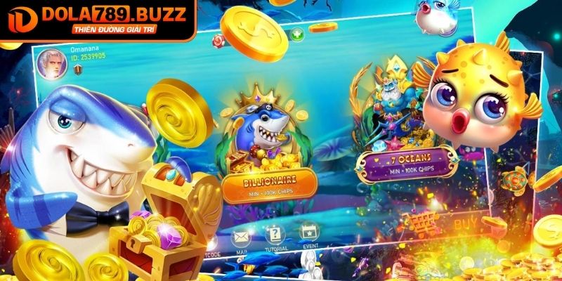 Bắn cá WG Dola789 trực tuyến hấp dẫn và uy tín
