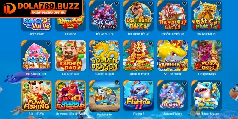 Khám phá những game hot nhất trong bắn cá WG Dola789