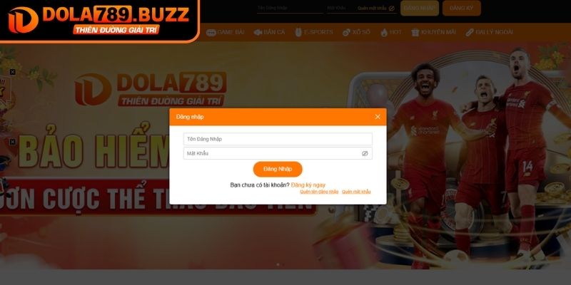 Đăng nhập tài khoản