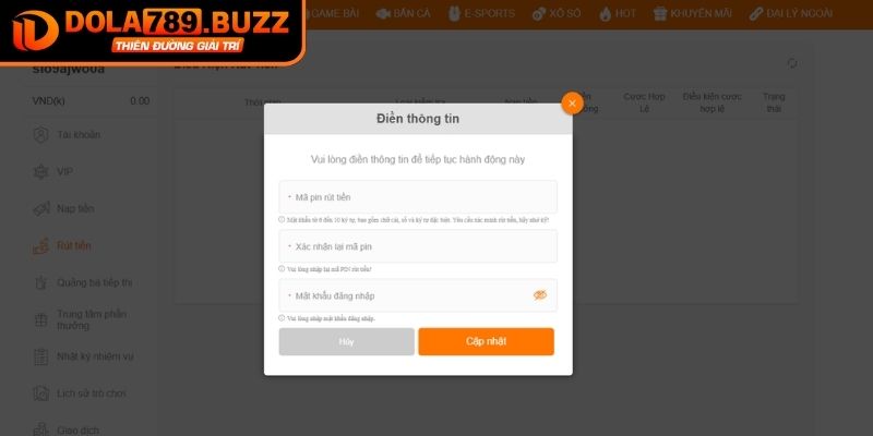 Xác nhận yêu cầu