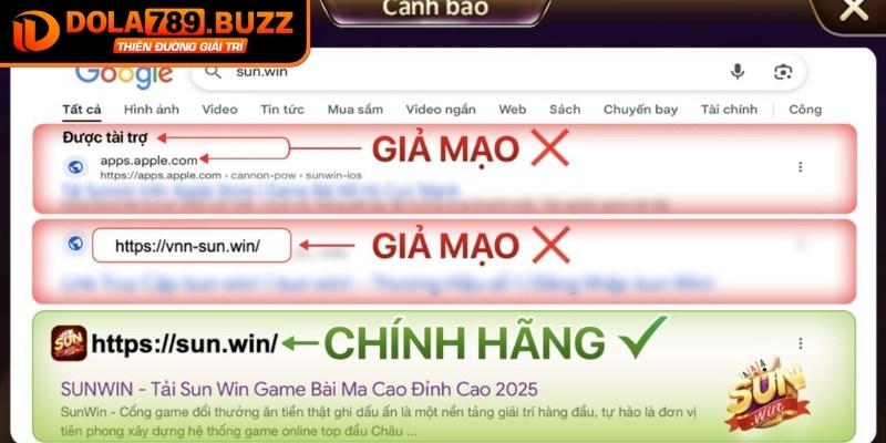 Xác định Sunwin thật hay giả giúp người chơi hạn thiệt hại đáng kể